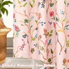 image:imageDriftAway Lauren Pink Blackout Curtains for Bedroom Colorful Watercolor Branch Printed Pattern Lined Thermal Insulated Grommet Drapes 2 Panels for Girls Living Room 84 Inch Soft PinkSoft Pink