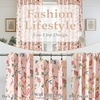 image:imageDriftAway Lauren Pink Blackout Curtains for Bedroom Colorful Watercolor Branch Printed Pattern Lined Thermal Insulated Grommet Drapes 2 Panels for Girls Living Room 84 Inch Soft PinkSoft Pink