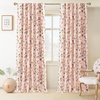 image:imageDriftAway Lauren Pink Blackout Curtains for Bedroom Colorful Watercolor Branch Printed Pattern Lined Thermal Insulated Grommet Drapes 2 Panels for Girls Living Room 84 Inch Soft PinkSoft Pink