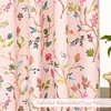 image:imageDriftAway Lauren Pink Blackout Curtains for Bedroom Colorful Watercolor Branch Printed Pattern Lined Thermal Insulated Grommet Drapes 2 Panels for Girls Living Room 84 Inch Soft PinkSoft Pink