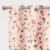 image:imageDriftAway Lauren Pink Blackout Curtains for Bedroom Colorful Watercolor Branch Printed Pattern Lined Thermal Insulated Grommet Drapes 2 Panels for Girls Living Room 84 Inch Soft PinkSoft Pink