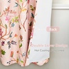 image:imageDriftAway Lauren Pink Blackout Curtains for Bedroom Colorful Watercolor Branch Printed Pattern Lined Thermal Insulated Grommet Drapes 2 Panels for Girls Living Room 84 Inch Soft PinkSoft Pink