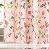 image:imageDriftAway Lauren Pink Blackout Curtains for Bedroom Colorful Watercolor Branch Printed Pattern Lined Thermal Insulated Grommet Drapes 2 Panels for Girls Living Room 84 Inch Soft PinkSoft Pink