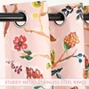 image:imageDriftAway Lauren Pink Blackout Curtains for Bedroom Colorful Watercolor Branch Printed Pattern Lined Thermal Insulated Grommet Drapes 2 Panels for Girls Living Room 84 Inch Soft PinkSoft Pink