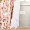 image:imageDriftAway Lauren Pink Blackout Curtains for Bedroom Colorful Watercolor Branch Printed Pattern Lined Thermal Insulated Grommet Drapes 2 Panels for Girls Living Room 84 Inch Soft PinkSoft Pink