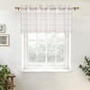 image:imageDriftAway Linen Textured Curtain Valances for Windows Light Filtering 3 Inch Rod Pocket Farmhouse Country Rustic Kitchen Valances for Bedroom Living Room Bathroom 14 inch Length BeigeRed