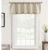 image:imageDriftAway Linen Textured Curtain Valances for Windows Light Filtering 3 Inch Rod Pocket Farmhouse Country Rustic Kitchen Valances for Bedroom Living Room Bathroom 14 inch Length BeigeKhaki