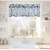 image:imageDriftAway Linen Textured Curtain Valances for Windows Light Filtering 3 Inch Rod Pocket Farmhouse Country Rustic Kitchen Valances for Bedroom Living Room Bathroom 14 inch Length BeigeNavy
