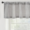 image:imageDriftAway Linen Textured Curtain Valances for Windows Light Filtering 3 Inch Rod Pocket Farmhouse Country Rustic Kitchen Valances for Bedroom Living Room Bathroom 14 inch Length BeigeGrey