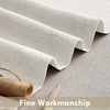 image:imageDriftAway Linen Textured Curtain Valances for Windows Light Filtering 3 Inch Rod Pocket Farmhouse Country Rustic Kitchen Valances for Bedroom Living Room Bathroom 14 inch Length BeigeIvory White