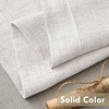 image:imageDriftAway Linen Textured Curtain Valances for Windows Light Filtering 3 Inch Rod Pocket Farmhouse Country Rustic Kitchen Valances for Bedroom Living Room Bathroom 14 inch Length BeigeIvory White