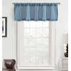 image:imageDriftAway Linen Textured Curtain Valances for Windows Light Filtering 3 Inch Rod Pocket Farmhouse Country Rustic Kitchen Valances for Bedroom Living Room Bathroom 14 inch Length BeigeBlue