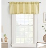 image:imageDriftAway Linen Textured Curtain Valances for Windows Light Filtering 3 Inch Rod Pocket Farmhouse Country Rustic Kitchen Valances for Bedroom Living Room Bathroom 14 inch Length BeigeYellow