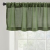 image:imageDriftAway Linen Textured Curtain Valances for Windows Light Filtering 3 Inch Rod Pocket Farmhouse Country Rustic Kitchen Valances for Bedroom Living Room Bathroom 14 inch Length BeigeGreen
