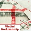 image:imageDriftAway Linen Textured Curtain Valances for Windows Light Filtering 3 Inch Rod Pocket Farmhouse Country Rustic Kitchen Valances for Bedroom Living Room Bathroom 14 inch Length BeigeChristmas Red Green
