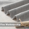 image:imageDriftAway Linen Textured Curtain Valances for Windows Light Filtering 3 Inch Rod Pocket Farmhouse Country Rustic Kitchen Valances for Bedroom Living Room Bathroom 14 inch Length BeigeGrey