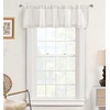 image:imageDriftAway Linen Textured Curtain Valances for Windows Light Filtering 3 Inch Rod Pocket Farmhouse Country Rustic Kitchen Valances for Bedroom Living Room Bathroom 14 inch Length BeigeIvory White