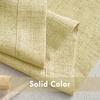 image:imageDriftAway Linen Textured Curtain Valances for Windows Light Filtering 3 Inch Rod Pocket Farmhouse Country Rustic Kitchen Valances for Bedroom Living Room Bathroom 14 inch Length BeigeYellow