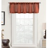 image:imageDriftAway Linen Textured Curtain Valances for Windows Light Filtering 3 Inch Rod Pocket Farmhouse Country Rustic Kitchen Valances for Bedroom Living Room Bathroom 14 inch Length BeigeRed