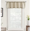 image:imageDriftAway Linen Textured Curtain Valances for Windows Light Filtering 3 Inch Rod Pocket Farmhouse Country Rustic Kitchen Valances for Bedroom Living Room Bathroom 14 inch Length BeigeKhaki