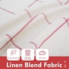 image:imageDriftAway Linen Textured Curtain Valances for Windows Light Filtering 3 Inch Rod Pocket Farmhouse Country Rustic Kitchen Valances for Bedroom Living Room Bathroom 14 inch Length BeigeRed
