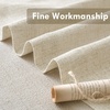 image:imageDriftAway Linen Textured Curtain Valances for Windows Light Filtering 3 Inch Rod Pocket Farmhouse Country Rustic Kitchen Valances for Bedroom Living Room Bathroom 14 inch Length BeigeBeige