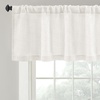 image:imageDriftAway Linen Textured Curtain Valances for Windows Light Filtering 3 Inch Rod Pocket Farmhouse Country Rustic Kitchen Valances for Bedroom Living Room Bathroom 14 inch Length BeigeIvory White