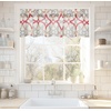image:imageDriftAway Linen Textured Curtain Valances for Windows Light Filtering 3 Inch Rod Pocket Farmhouse Country Rustic Kitchen Valances for Bedroom Living Room Bathroom 14 inch Length BeigeAlexander Red