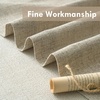image:imageDriftAway Linen Textured Curtain Valances for Windows Light Filtering 3 Inch Rod Pocket Farmhouse Country Rustic Kitchen Valances for Bedroom Living Room Bathroom 14 inch Length BeigeKhaki