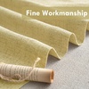 image:imageDriftAway Linen Textured Curtain Valances for Windows Light Filtering 3 Inch Rod Pocket Farmhouse Country Rustic Kitchen Valances for Bedroom Living Room Bathroom 14 inch Length BeigeYellow