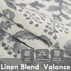 image:imageDriftAway Linen Textured Curtain Valances for Windows Light Filtering 3 Inch Rod Pocket Farmhouse Country Rustic Kitchen Valances for Bedroom Living Room Bathroom 14 inch Length BeigeGrey