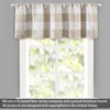 image:imageDriftAway Linen Textured Lined Valances for Windows Buffalo Check Curtain Window Valances Woven Plaid Blackout Thermal Insulated for Kitchen Living Room 1 Pack 52 x 14 TaupeWoventaupe