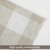 image:imageDriftAway Linen Textured Lined Valances for Windows Buffalo Check Curtain Window Valances Woven Plaid Blackout Thermal Insulated for Kitchen Living Room 1 Pack 52 x 14 TaupeWoventaupe