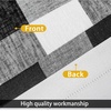 image:imageDriftAway Linen Textured Lined Valances for Windows Buffalo Check Curtain Window Valances Woven Plaid Blackout Thermal Insulated for Kitchen Living Room 1 Pack 52 x 14 TaupeWovenblack