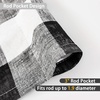 image:imageDriftAway Linen Textured Lined Valances for Windows Buffalo Check Curtain Window Valances Woven Plaid Blackout Thermal Insulated for Kitchen Living Room 1 Pack 52 x 14 TaupeWovenblack