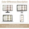 image:imageDriftAway Linen Textured Lined Valances for Windows Buffalo Check Curtain Window Valances Woven Plaid Blackout Thermal Insulated for Kitchen Living Room 1 Pack 52 x 14 TaupeWoventaupe
