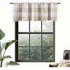 image:imageDriftAway Linen Textured Lined Valances for Windows Buffalo Check Curtain Window Valances Woven Plaid Blackout Thermal Insulated for Kitchen Living Room 1 Pack 52 x 14 TaupeWoventaupe