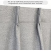 image:imageDriftAway Pinch Pleat Valance for Kitchen Window Blackout Faux Linen Textured Solid Gray Valance for Living Room 16 Inch Farmhouse Linen Curtain Valance Window Treatment Back Tab 52x16 GrayGrey