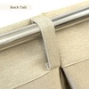image:imageDriftAway Pinch Pleat Valance for Kitchen Window Blackout Faux Linen Textured Solid Gray Valance for Living Room 16 Inch Farmhouse Linen Curtain Valance Window Treatment Back Tab 52x16 GrayBeige