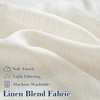 image:imageDriftAway Semi Sheer Scalloped Edge White Coastal Beach Window Curtains for Living Room Bedroom 2 Panels Rod Pocket Each Size 52 Inch by 72 Inch GrayLinen Navy