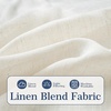 image:imageDriftAway Semi Sheer Scalloped Edge White Coastal Beach Window Curtains for Living Room Bedroom 2 Panels Rod Pocket Each Size 52 Inch by 72 Inch GrayLinen Navy