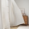 image:imageDriftAway Semi Sheer Scalloped Edge White Coastal Beach Window Curtains for Living Room Bedroom 2 Panels Rod Pocket Each Size 52 Inch by 72 Inch GrayLinen Taupe
