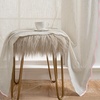 image:imageDriftAway Semi Sheer Scalloped Edge White Coastal Beach Window Curtains for Living Room Bedroom 2 Panels Rod Pocket Each Size 52 Inch by 72 Inch GrayLinen Pink