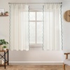 image:imageDriftAway Semi Sheer Scalloped Edge White Coastal Beach Window Curtains for Living Room Bedroom 2 Panels Rod Pocket Each Size 52 Inch by 72 Inch GrayLinen Loden Green