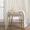 image:imageDriftAway Semi Sheer Scalloped Edge White Coastal Beach Window Curtains for Living Room Bedroom 2 Panels Rod Pocket Each Size 52 Inch by 72 Inch GrayLinen Loden Green