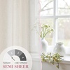 image:imageDriftAway Semi Sheer Scalloped Edge White Coastal Beach Window Curtains for Living Room Bedroom 2 Panels Rod Pocket Each Size 52 Inch by 72 Inch GrayLinen Pink