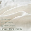 image:imageDriftAway Semi Sheer Scalloped Edge White Coastal Beach Window Curtains for Living Room Bedroom 2 Panels Rod Pocket Each Size 52 Inch by 72 Inch GrayLinen Loden Green