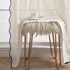image:imageDriftAway Semi Sheer Scalloped Edge White Coastal Beach Window Curtains for Living Room Bedroom 2 Panels Rod Pocket Each Size 52 Inch by 72 Inch GrayLinen Navy