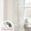 image:imageDriftAway Semi Sheer Scalloped Edge White Coastal Beach Window Curtains for Living Room Bedroom 2 Panels Rod Pocket Each Size 52 Inch by 72 Inch GrayLinen Pink