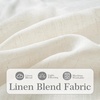 image:imageDriftAway Semi Sheer Scalloped Edge White Coastal Beach Window Curtains for Living Room Bedroom 2 Panels Rod Pocket Each Size 52 Inch by 72 Inch GrayLinen Gray